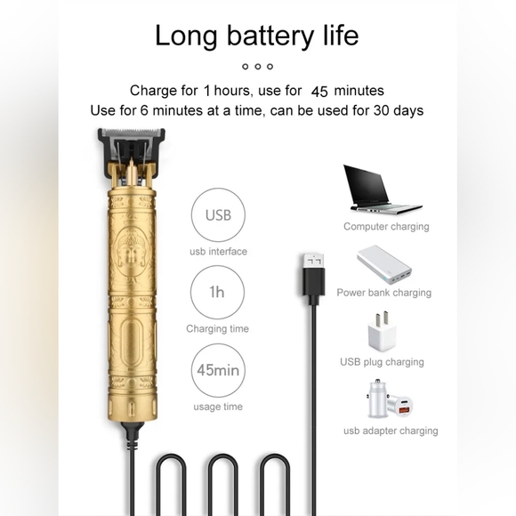 Black Model Dragon Men's Razor Shaver - Picture 3 of 6